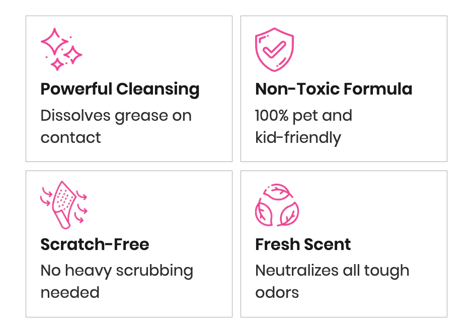 BBQ grill cleaner spray helps clean grease and grime after cooking