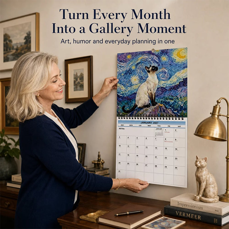 2027 Cat Wall Calendar