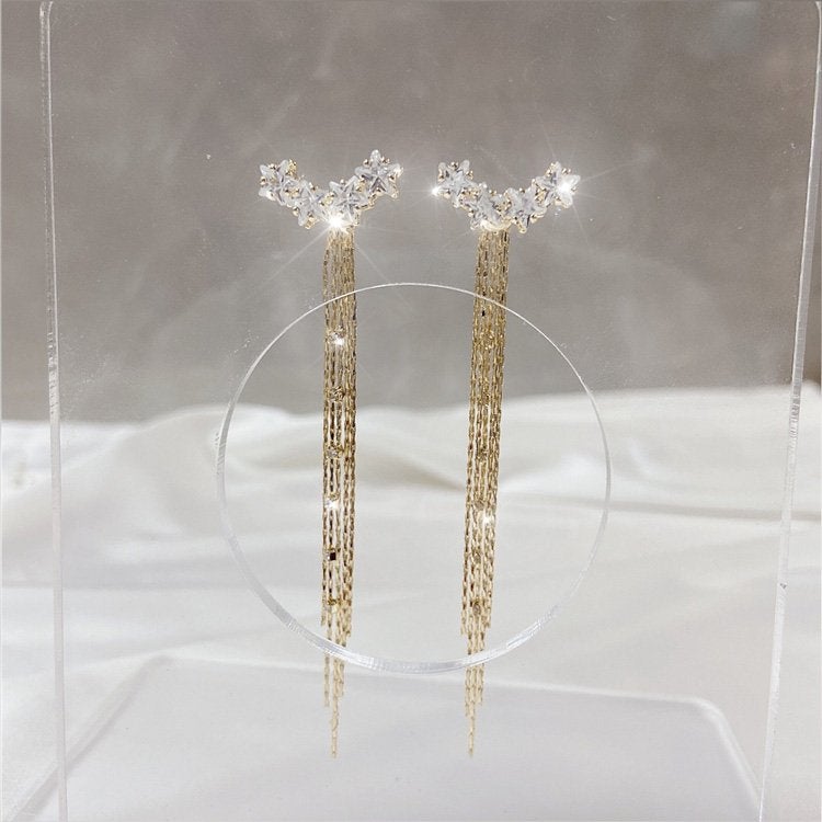 Stars Tassel Earrings
