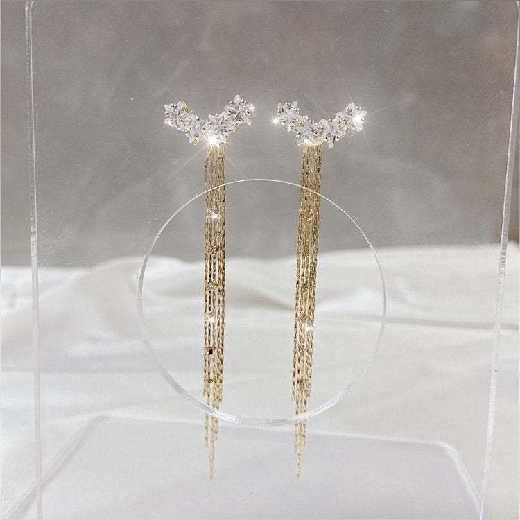Stars Tassel Earrings
