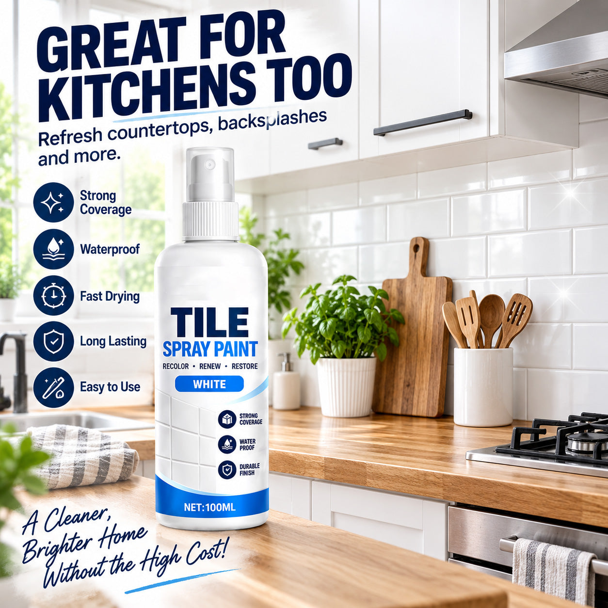 🎨 Tile Renewal Spray Paint | 100ml 3 Colors product image 8