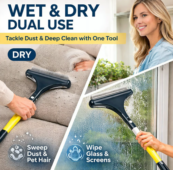 Ncrovopro wet and dry cleaning brush