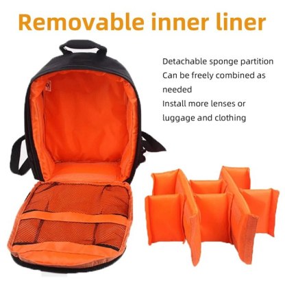 Multifunctional camera backpack