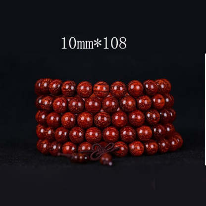 Tibetan Small Leaf Red Sandalwood Balance Bracelet 