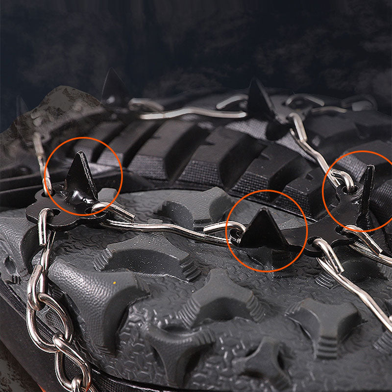 Stainless steel anti-slip crampon spikes