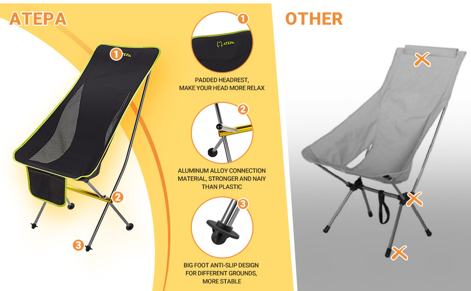 ATEPA ACACIA Ultralight Camping Chair