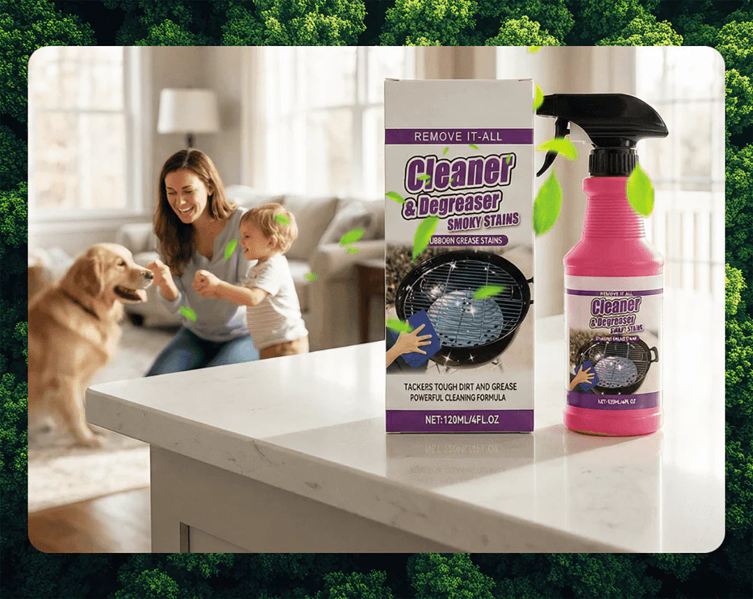 BBQ grill cleaner spray for greasy hard surface cleaning