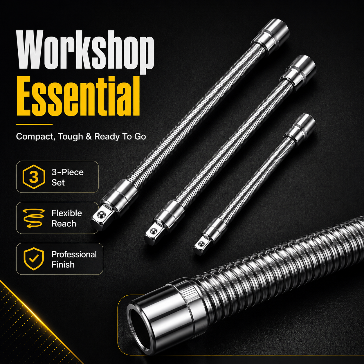 Flexible socket extension application