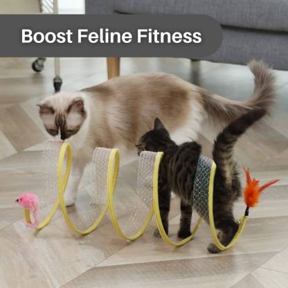 FelineFun™ Self-play Cat Hunting Spiral Tunnel Toy Offer