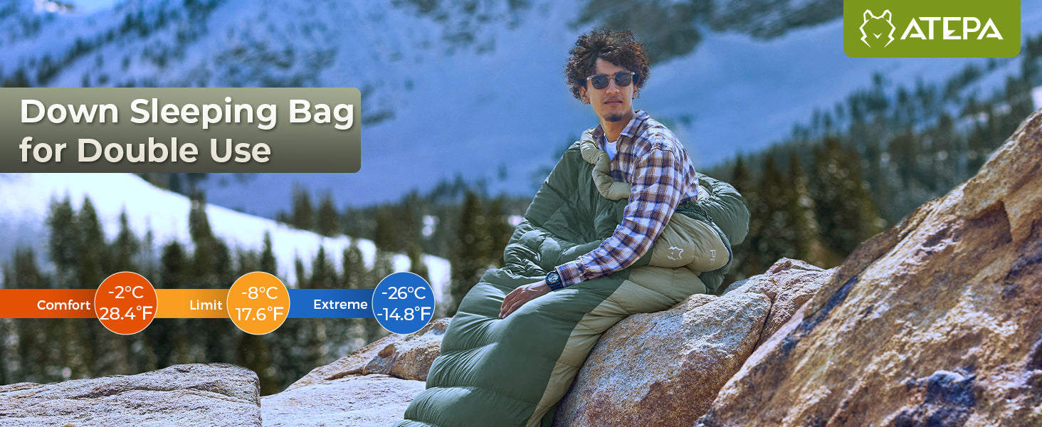 ATEPA PROMOTER 850 Ultra-Light Mummy Sleeping Bag