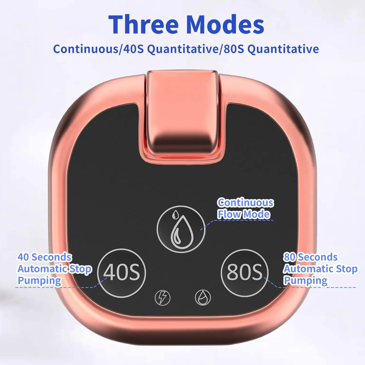 Smart one button water dispenser pump