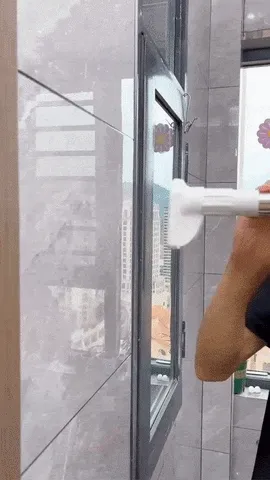 Pull twist and lock adjustable tension rod installation