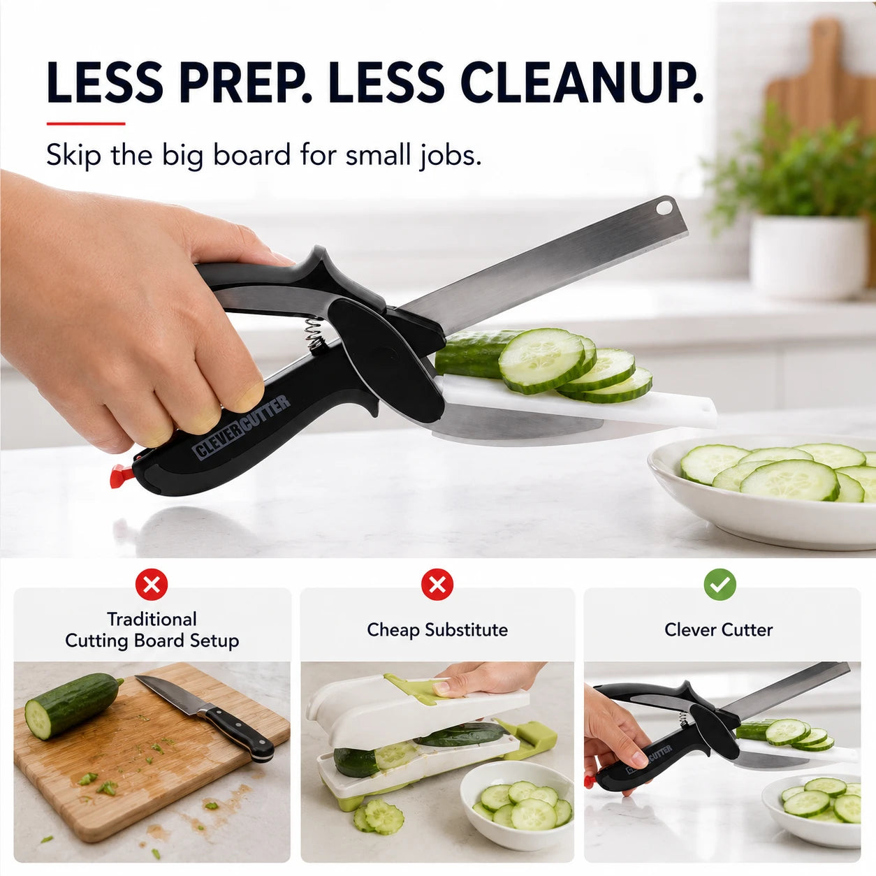 Less prep less cleanup