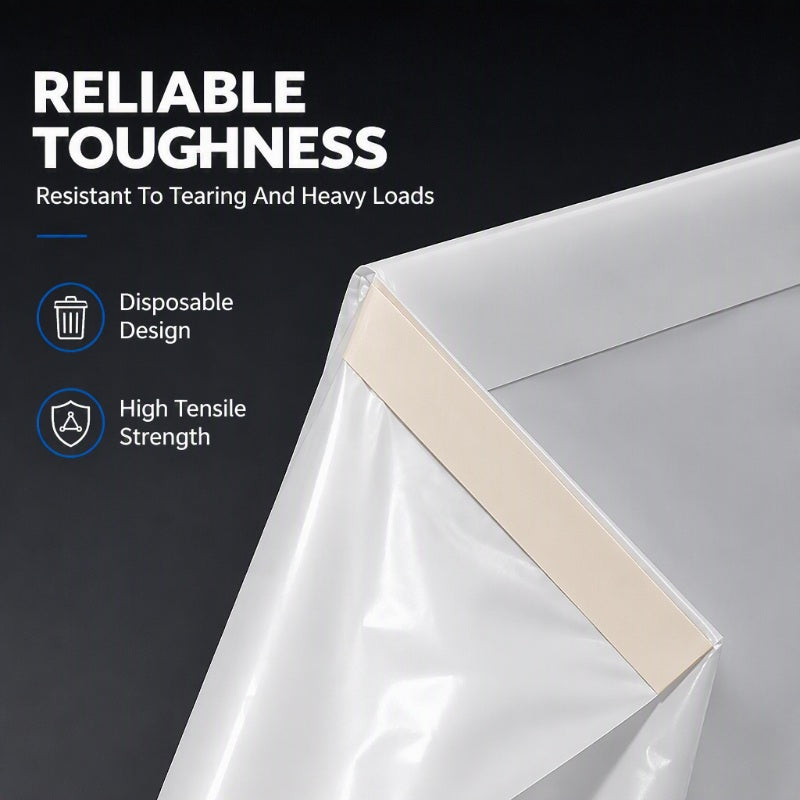 Thickened PE material construction of the disposable trash bag