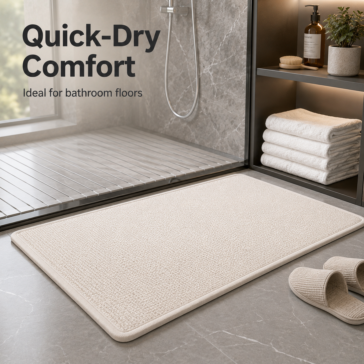 Machine washable and easy to clean door mat