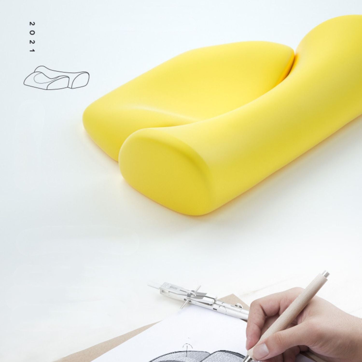 SootheSerenity Ergonomic Cervical Pillow