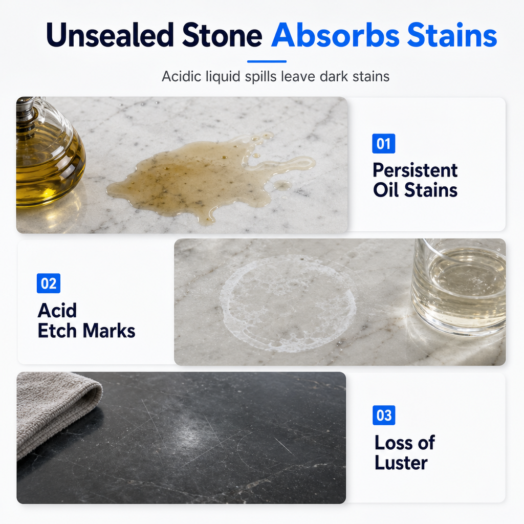 Protection against stone stains