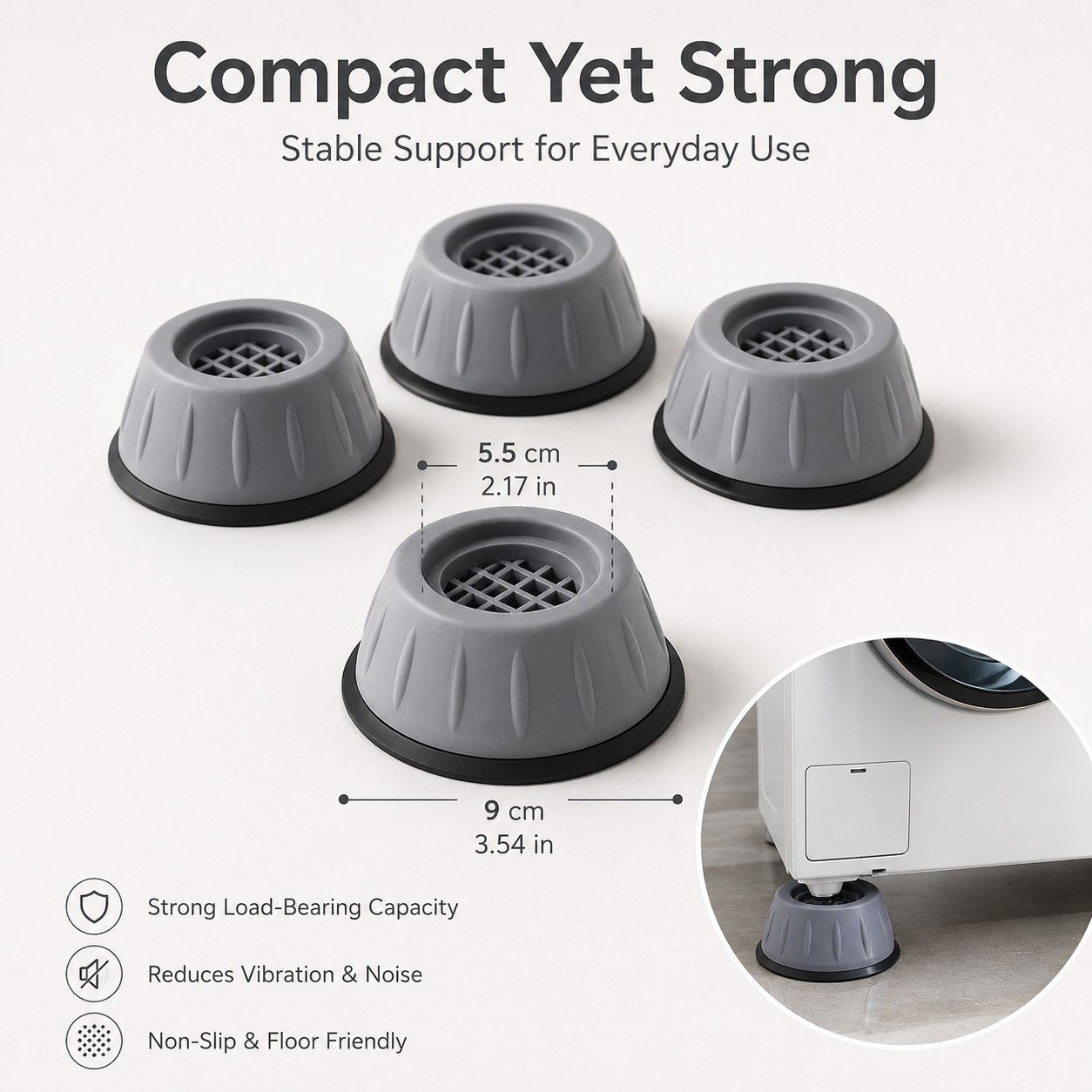 Enhanced Stability Pads for Appliances