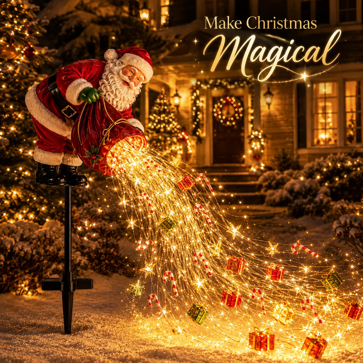 Santa Magic Pour flowing LED garden light