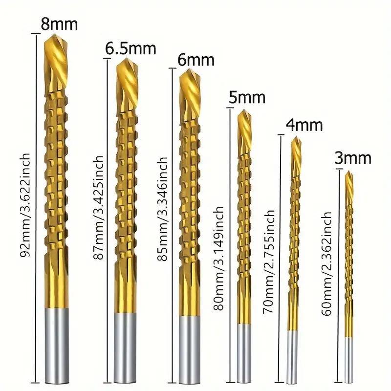 6 drill bit size specifications and compatible power drills