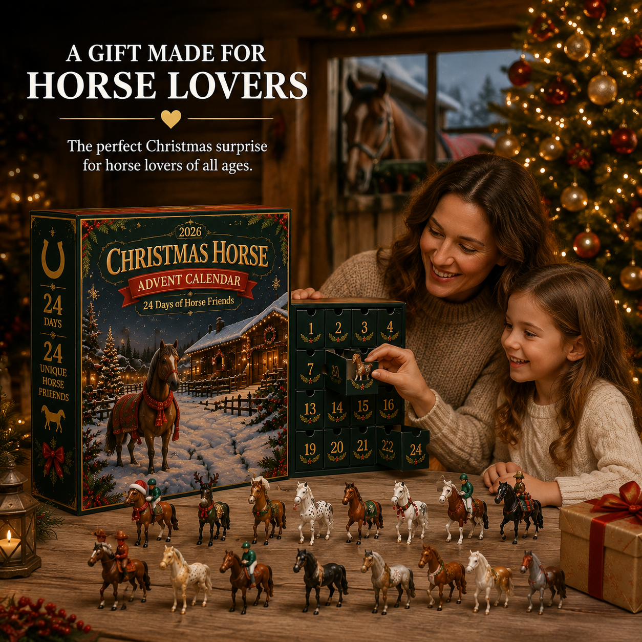 Horse Advent Calendar Christmas Countdown