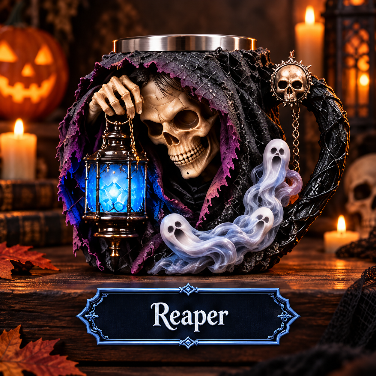 Midnight Reaper Halloween mug
