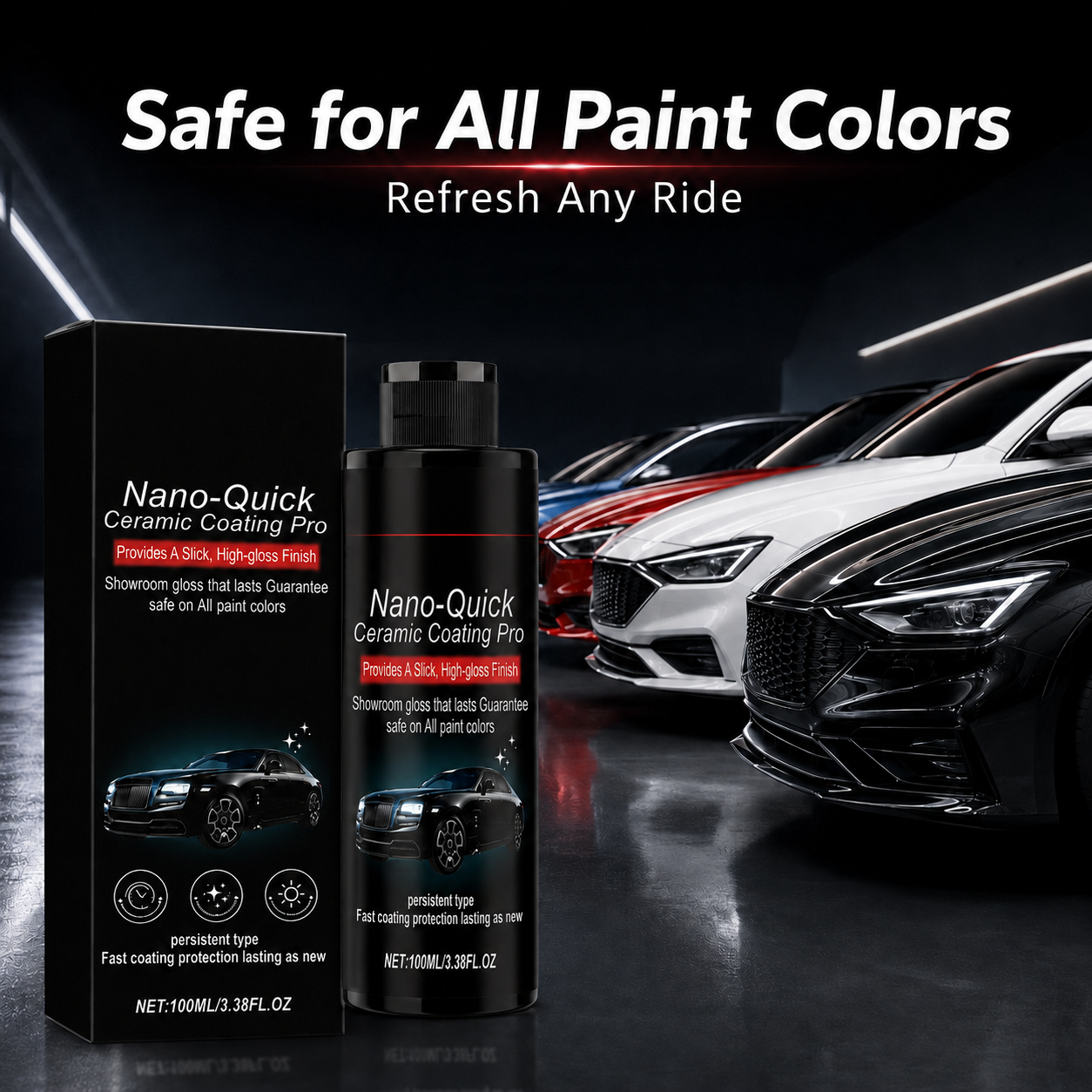 Fast ceramic coating spray application