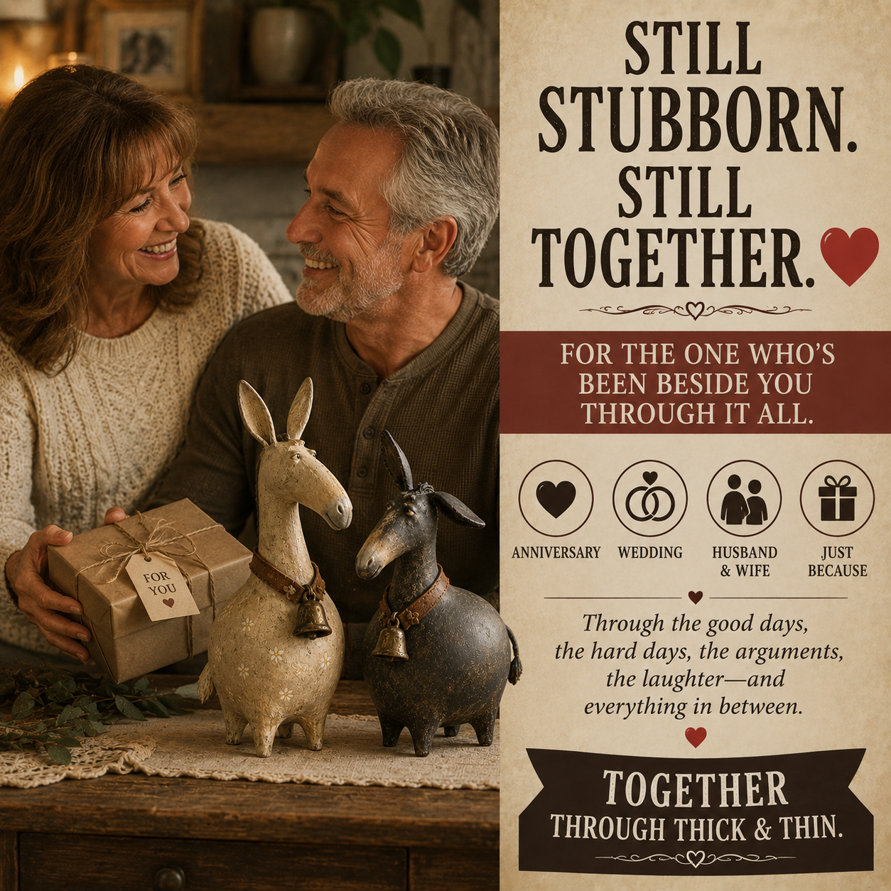 Still Stubborn Still Together Couple Gift