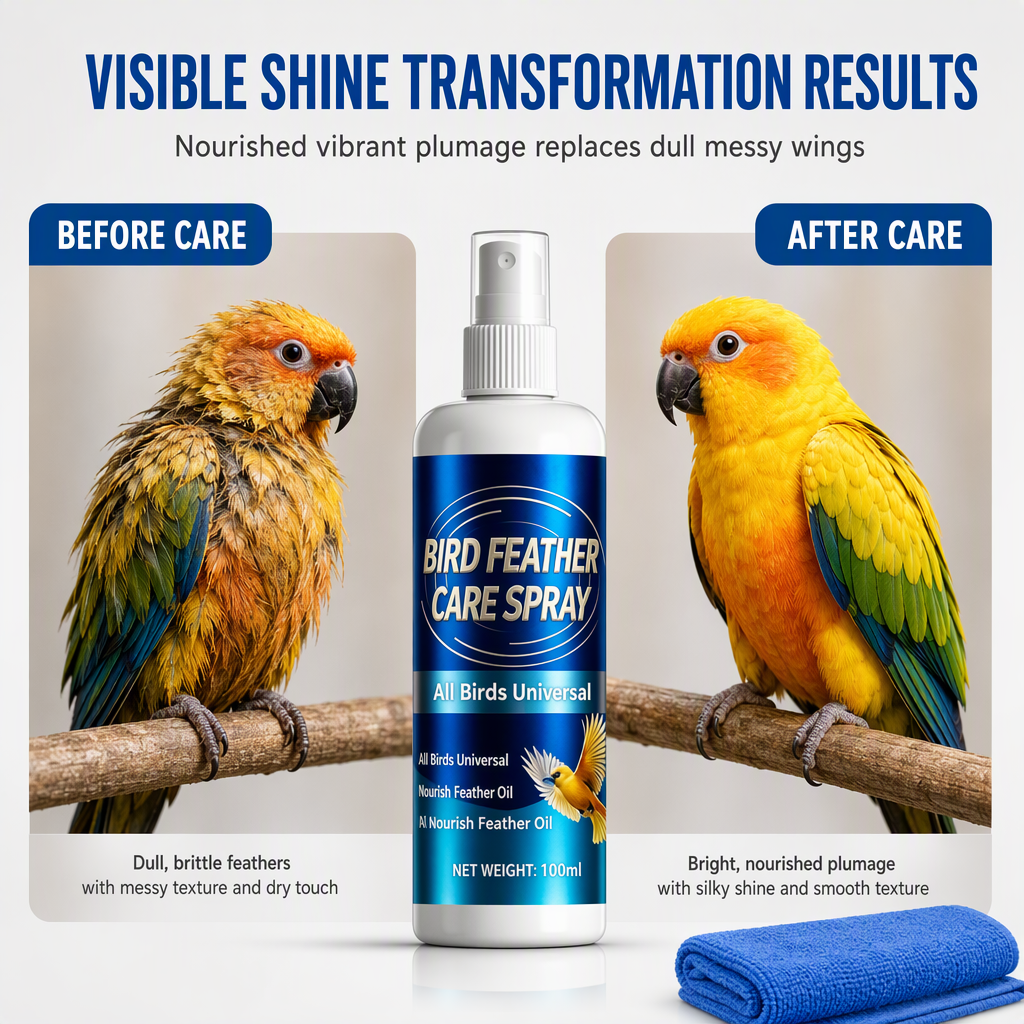 Supplier illustration comparing feather appearance
