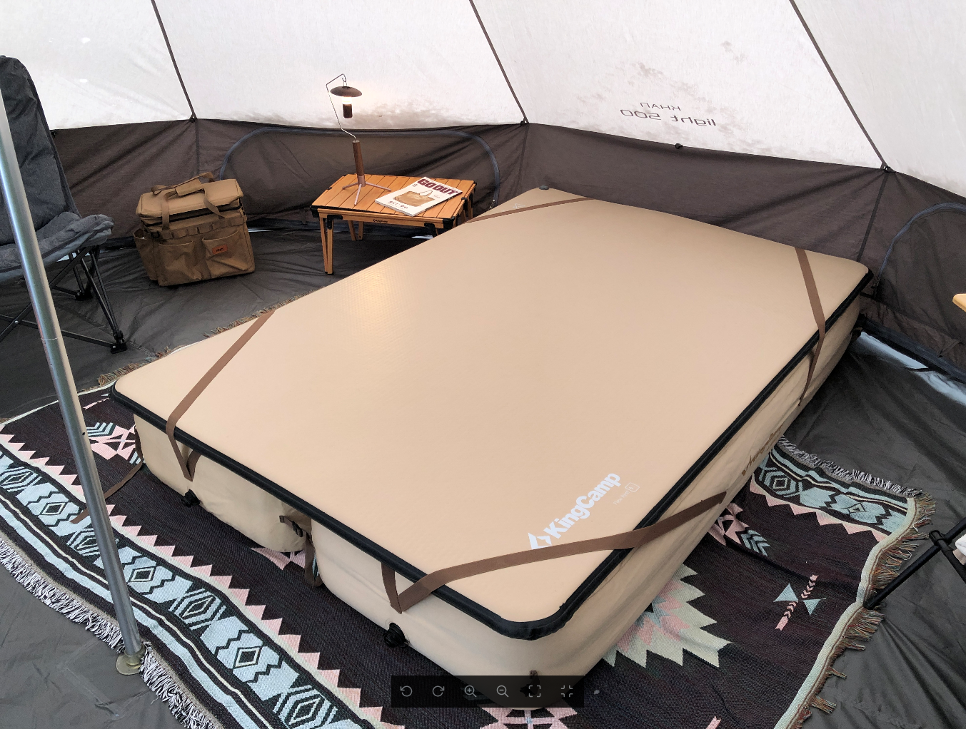 KingCamp Air Mattress Base + Flexi Rest 5.0 Air Sleeping Pad