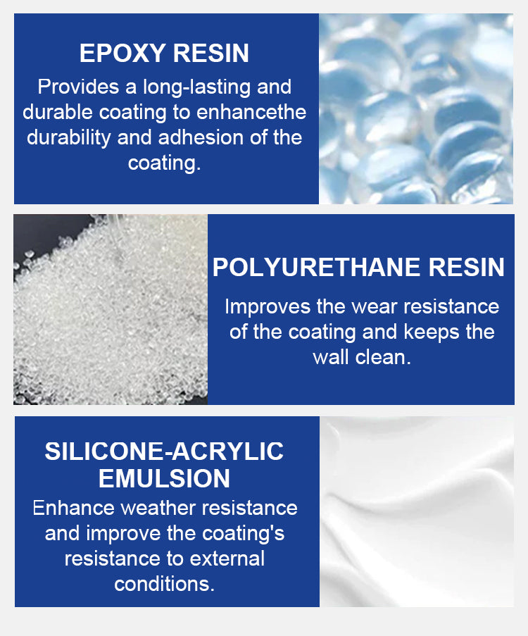 Main ingredients epoxy resin polyurethane resin silicone acrylic emulsion