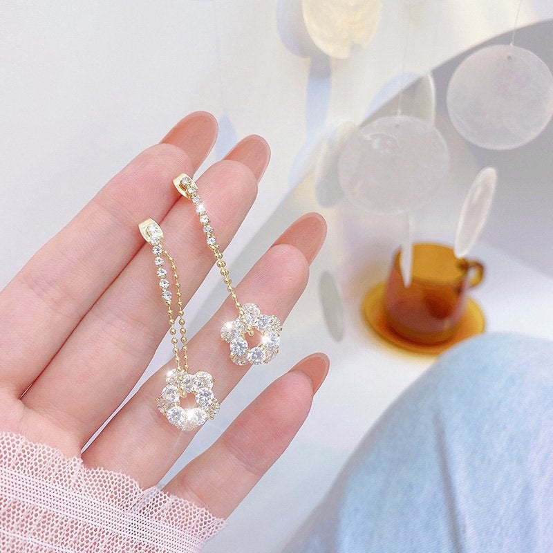  Flowers Dangle Earrings