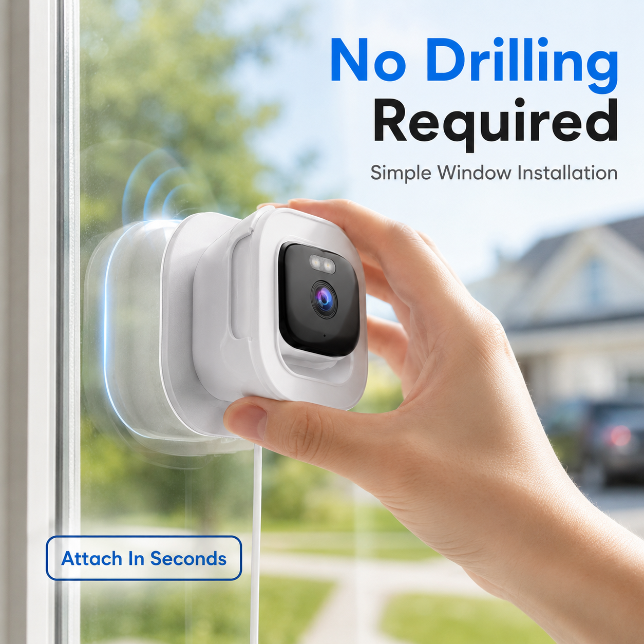 Two-way audio communication through phone app with front door visitor