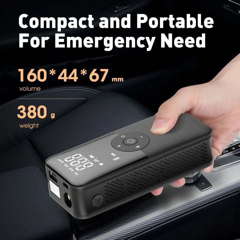 Portable Tire Inflator with Rechargeable Battery