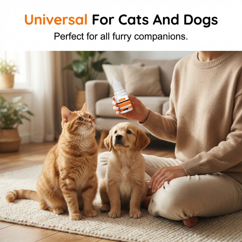 Pet eye wash drops for cats and dogs eye area cleanup