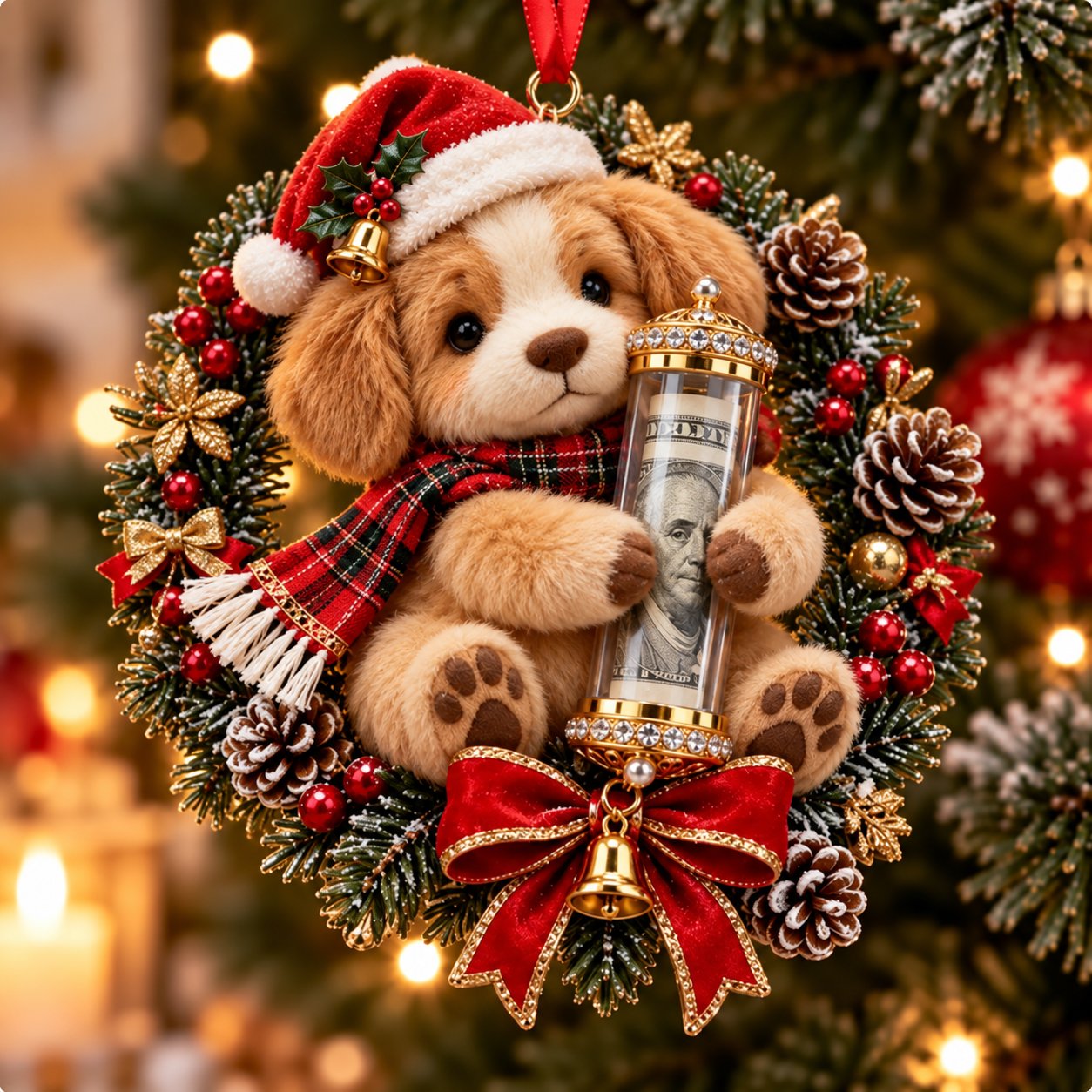 🎄 💵 Christmas Cash Gift Ornament -  ✨A Fun Way to Give Money This Christmas