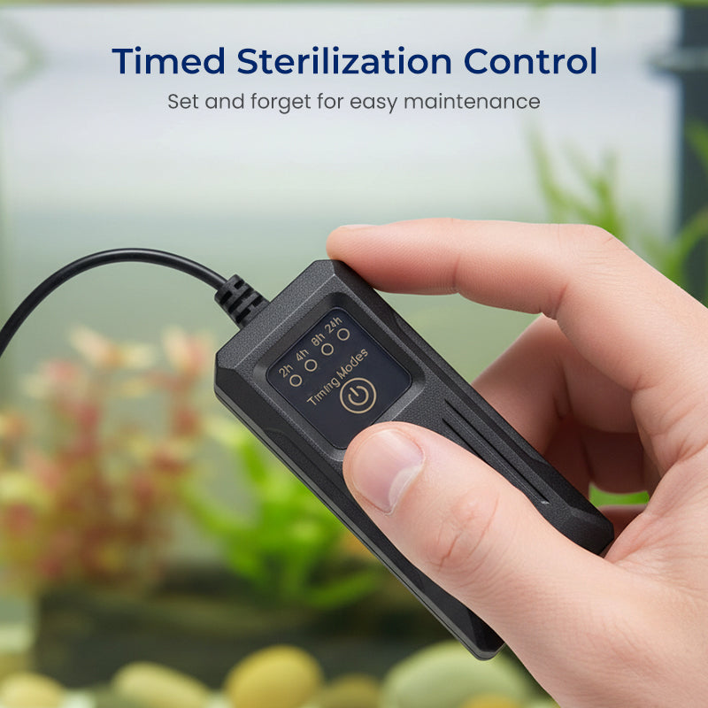 Aquarium UV sterilizer external timer with 3 6 12 24 hour settings