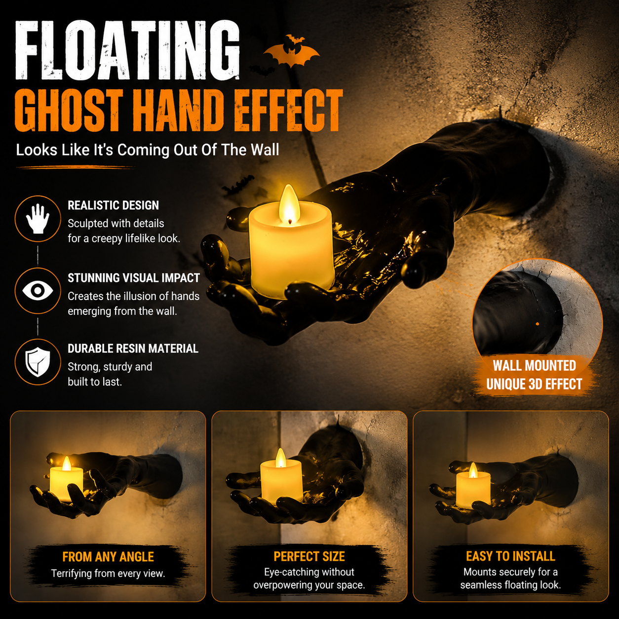 Realistic Ghost Hand Design