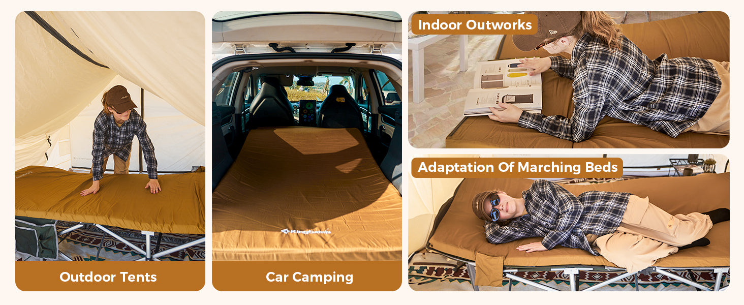 KingCamp Memory Foam Camping Mattress Camping Sleeping Pad