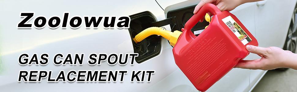 Gas Can Spout Replacement Kit Yellow Nozzle Pack Overview