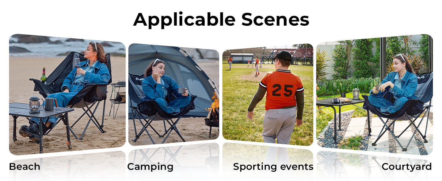 KingCamp CANNA C10 PLUS Heated Camping Chair