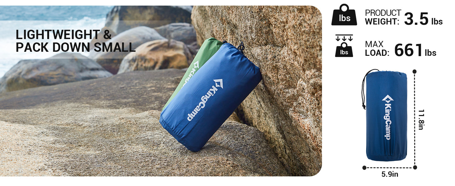 KingCamp COMFORT DUO 9 Double Air Pad