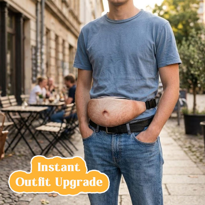 Pairing the belly waist pack with casual jeans and sneakers