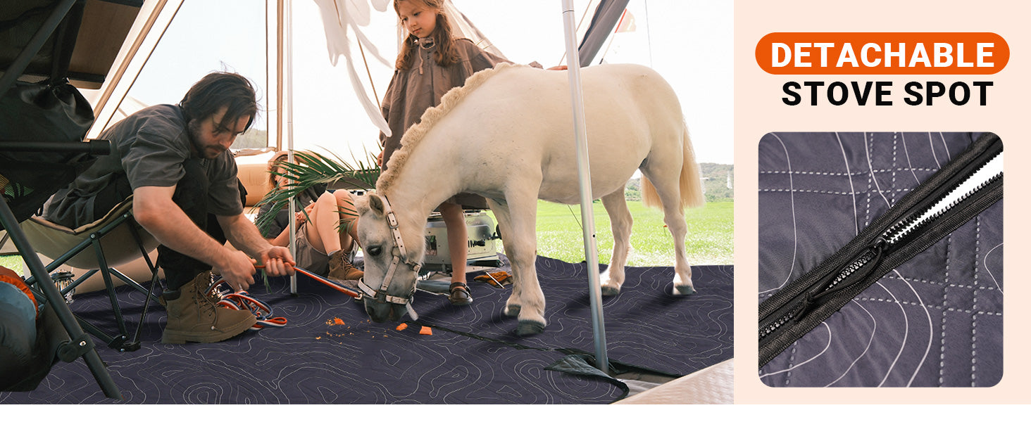 KingCamp KHAN VILLA Glamping Tent Mat