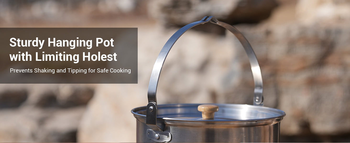 KingCamp Stainless Steel Cookware Set