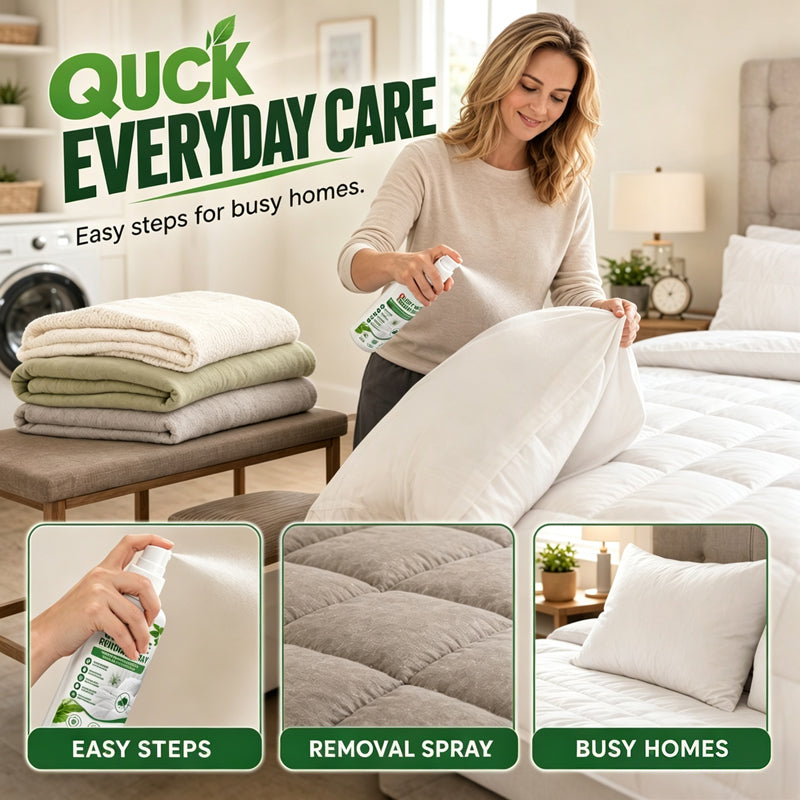 Compact fabric spray bottle for convenient everyday home use
