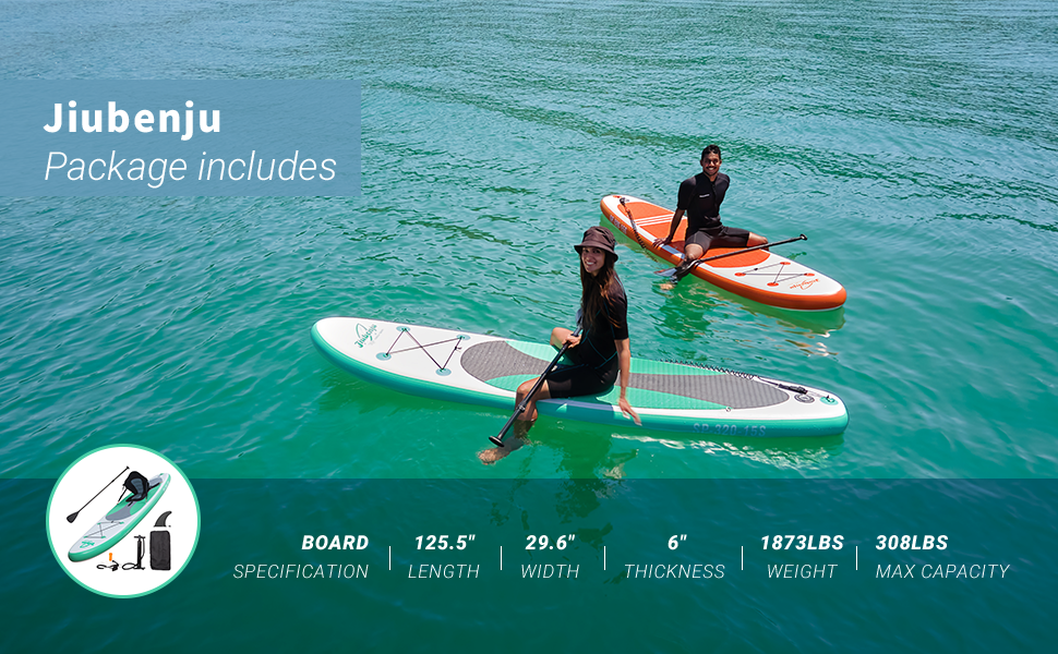 Inflatable Stand Up Paddle Board with Paddle - 10'6"