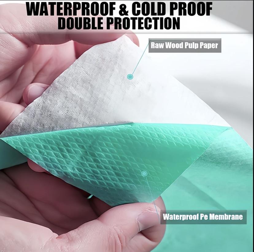 Disposable Toilet Seat Covers (10/20/30-Pack), 16x24in Waterproof Portable Non-Slip Individually Wrapped Bathroom Hygiene Essentials