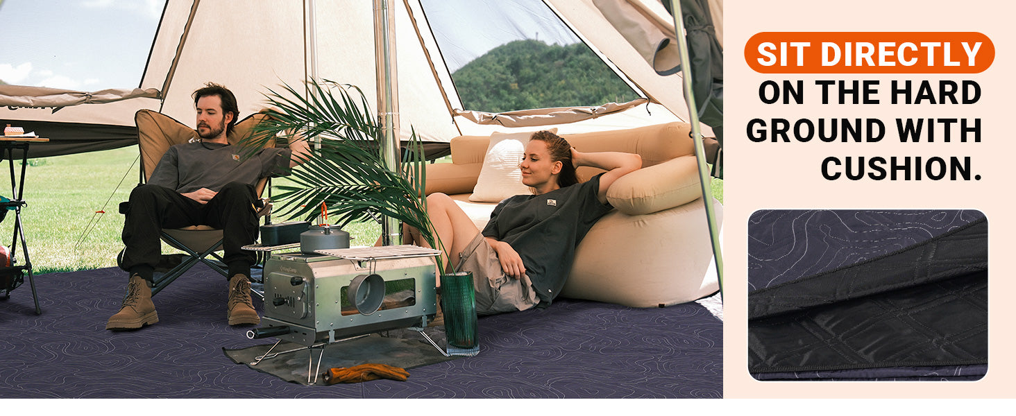 KingCamp KHAN VILLA Glamping Tent Mat