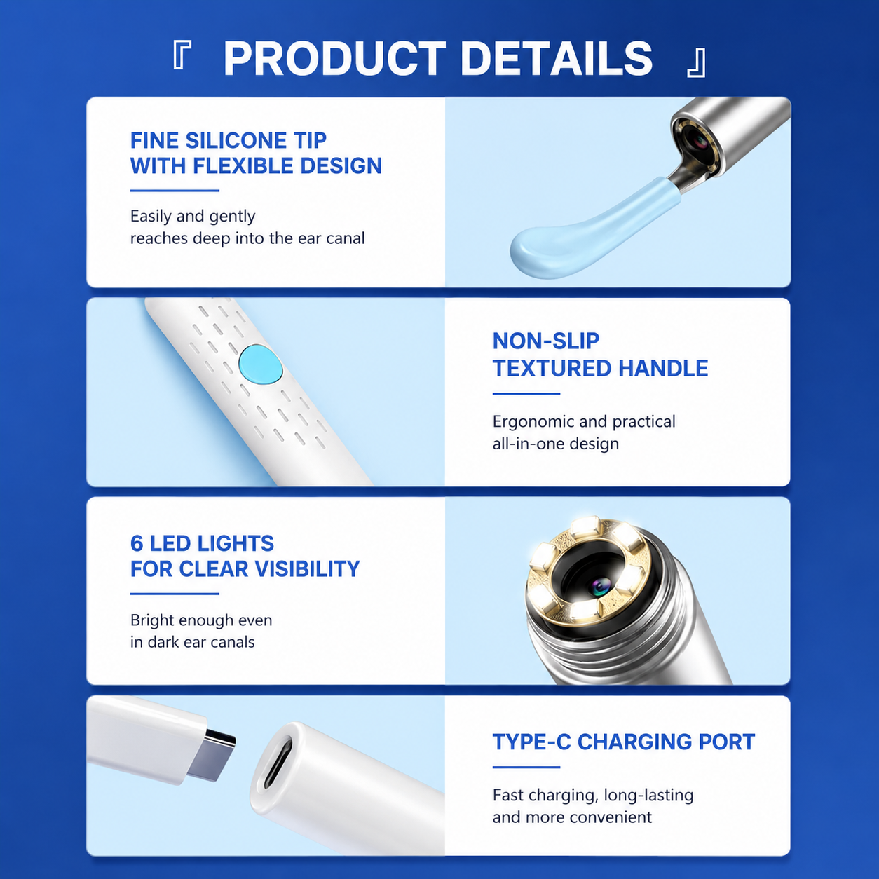 Smart earwax removal tool device overview